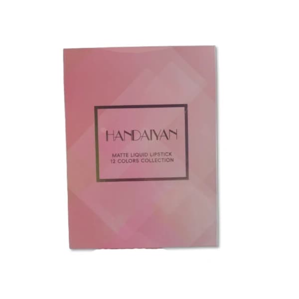 HANDAIYAN Non-Sticky Matte Finish Liquid Lipstick 12pcs Set