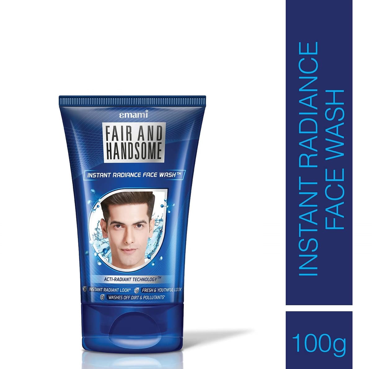 Emami Fair & Handsome Instant Radiance Face Wash 100g 