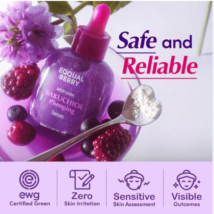 EQQUALBERRY Bakuchiol Plumping Serum 30ml 