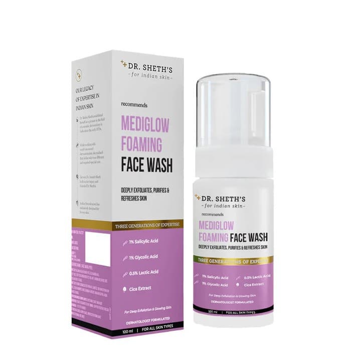 Dr. Sheth’s Mediglow Foaming Face Wash - 100ml (2026/7)