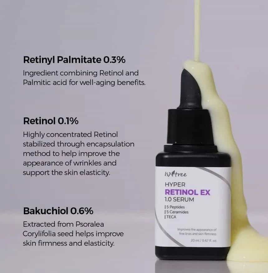 Isntree Hyper Retinol EX 1.0 Serum 20ml (EXP2027/03/27) 