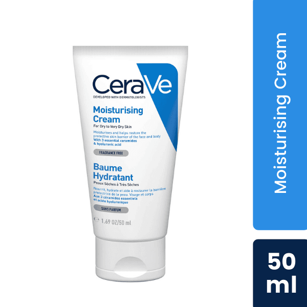 CeraVe Moisturizing Cream 50ml (Dry To Very Dry) 