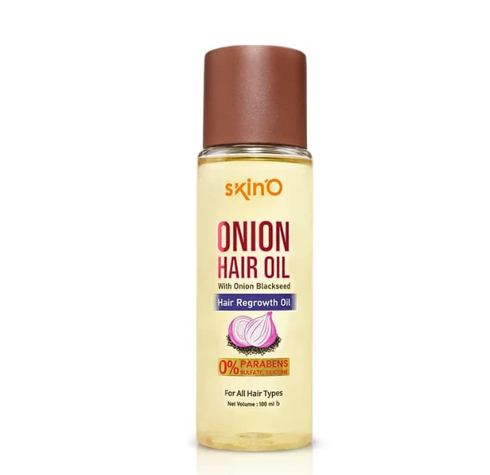 Skino Onion Hair Oil With Onion Blackseed Hair Regrowth Oil 100ml 