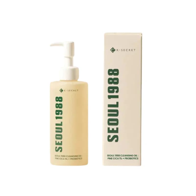 K - SECRET SEOUL 1988 Cleansing Oil: Pine Cica 1% + Probiotics 200ml