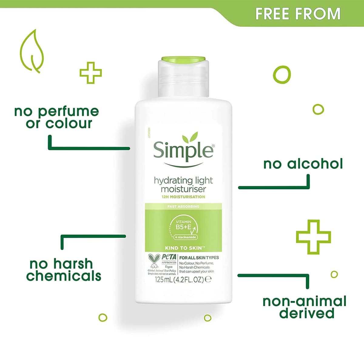 Simple Hydrating Light Moisturiser 125ml 
