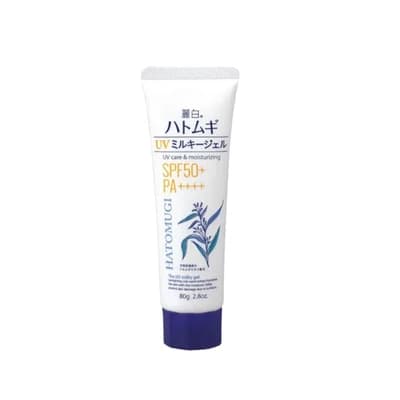 Hatomugi The UV Milky Gel UV Care & Moisturizing SPF50+ PA++++ 80g