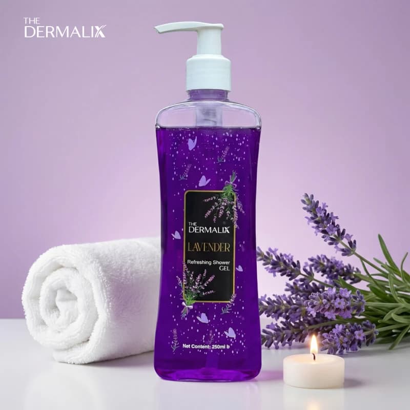 The Dermalix Lavender Refreshing Shower Gel 250ml 