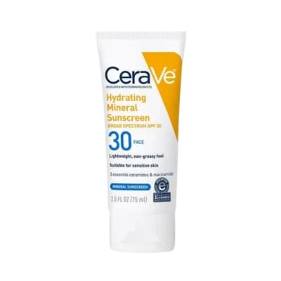 CeraVe Hydrating Mineral Sunscreen SPF 30 Face Lotion 75ml