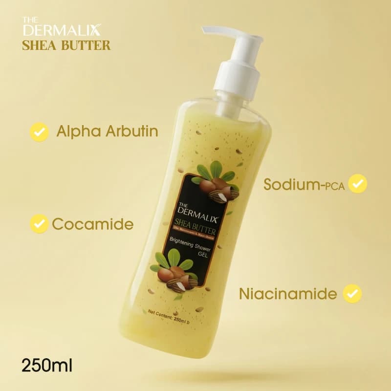 The Dermalix Shea Butter Brightening Shower Gel 250ml 