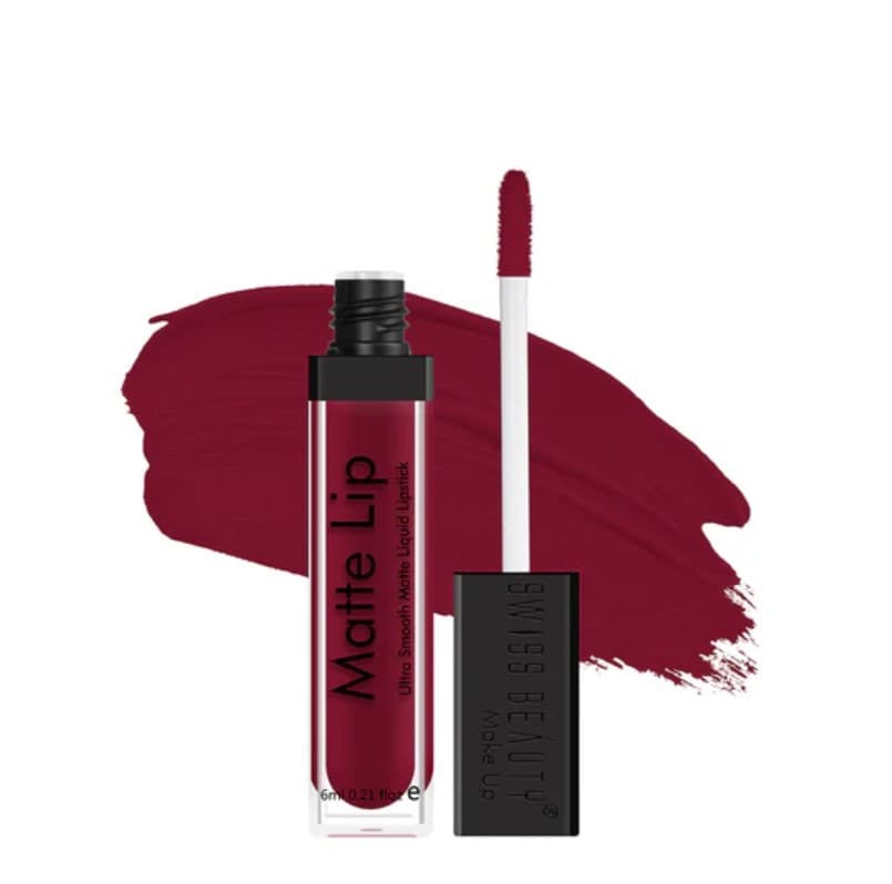 Swiss Beauty Matte Lip Liquid Lipstick- (Manogany-38) 6ml
