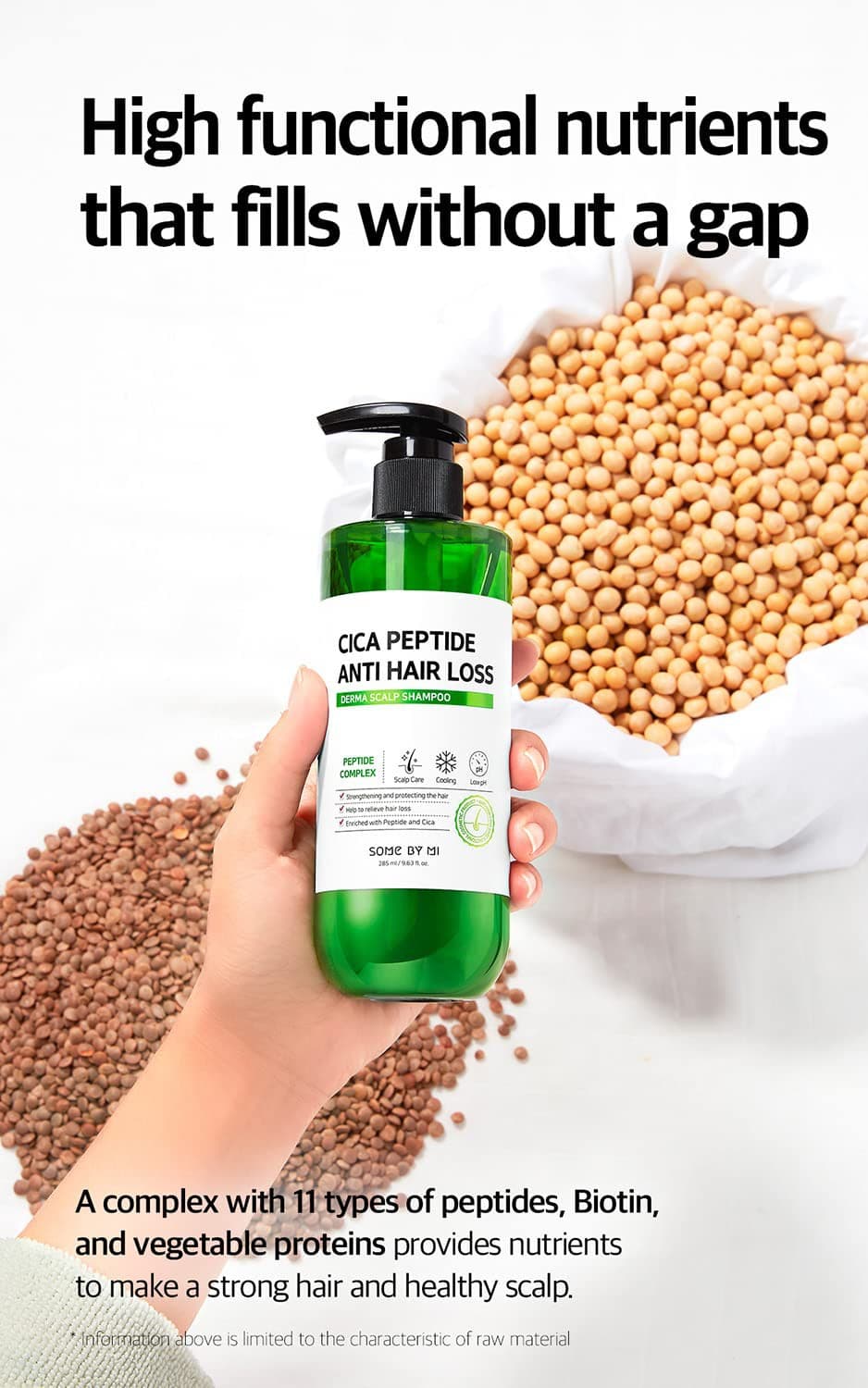 Some By Mi Cica Peptide Anti Hair Loss Derma Scalp Shampoo 285ml 