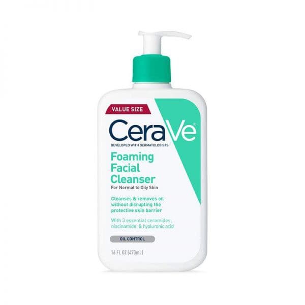 Cerave Foaming Facial Cleanser For Normal To Oily Skin- 473 ml 