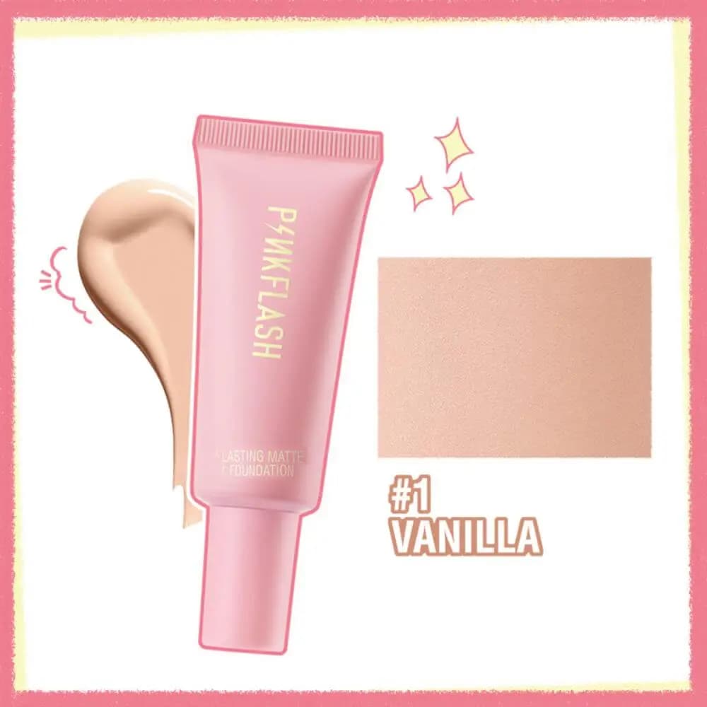 PiNKFLASH Lasting Matte Foundation PF-F03 (Vanilla-#01) 25g