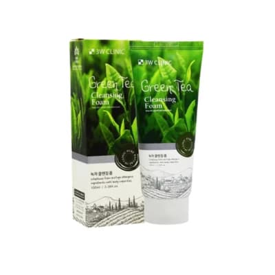 3W Clinic Green Tea Cleansing Foam 100ml