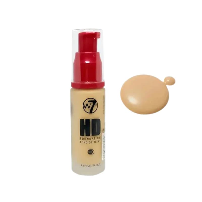 W7 HD Foundation Creme Brule 30ml