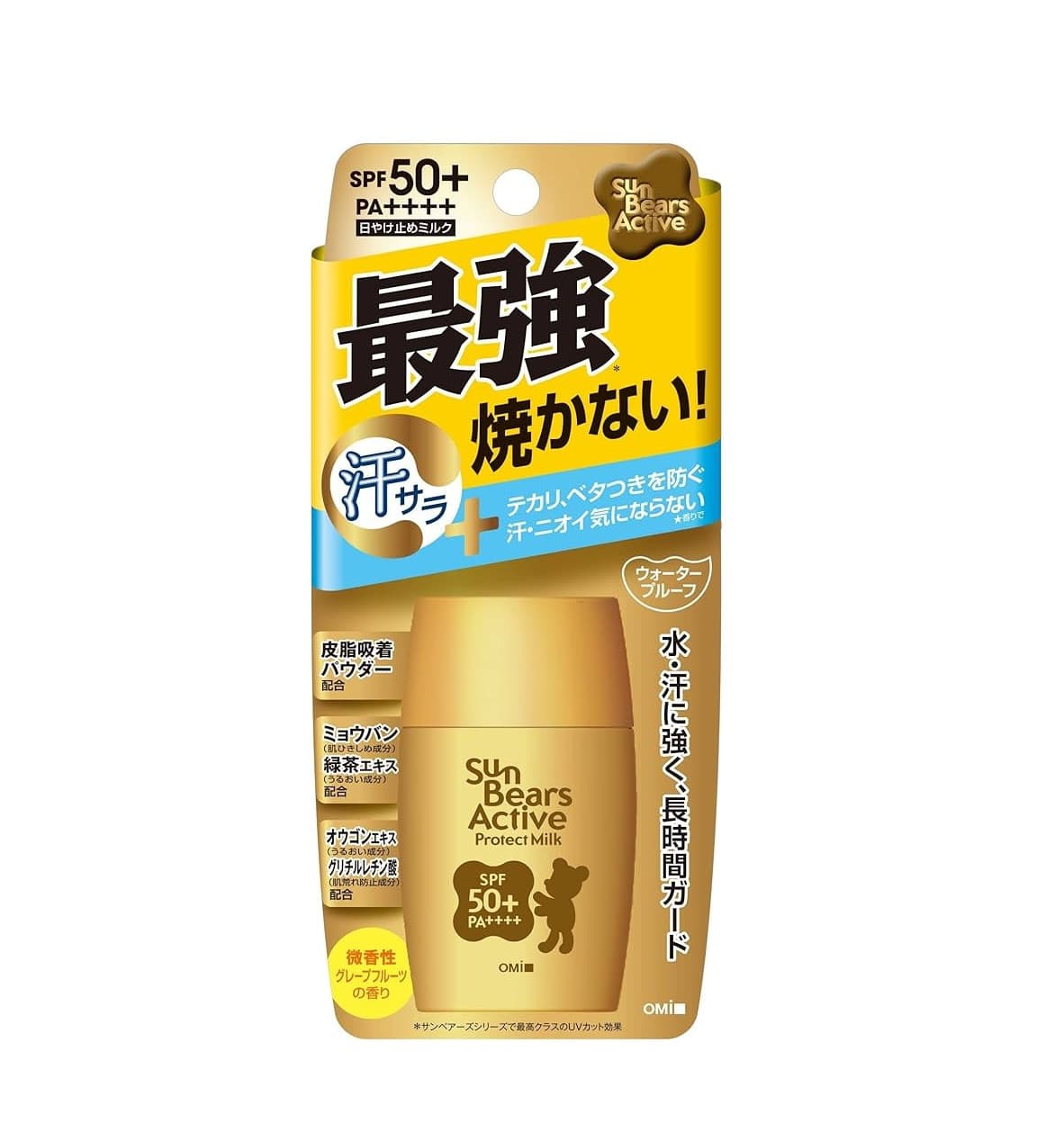 OMI Sun Bears Active Protect Milk Sunscreen SPF 50+ PA++++ 30g