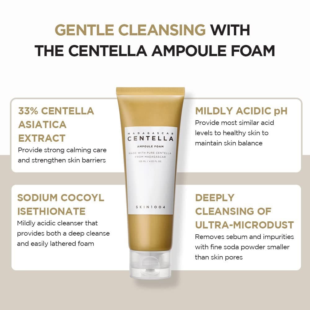 SKIN1004 Madagascar Centella Ampoule Foam Cleanser 125ml 