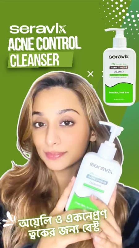 Seravix 2% Salicylic Acid Acne Control Cleanser 240ml