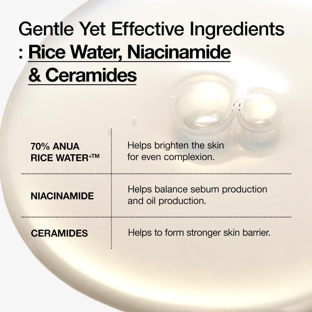 Anua Rice 70+ Glow Milky Toner 250ml 