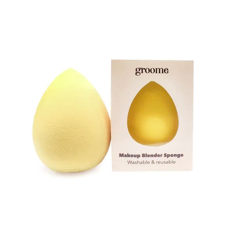 Groome Makeup Blender Sponge (Yellow) 