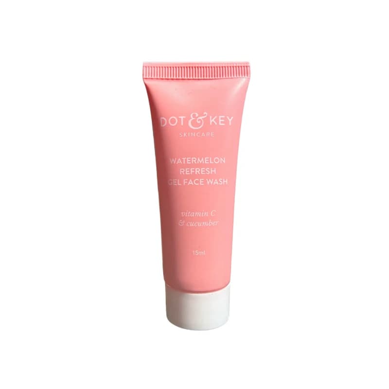 Dot & Key Watermelon Refresh Gel Face Wash with Vitamin C & Cucumber 15ml 