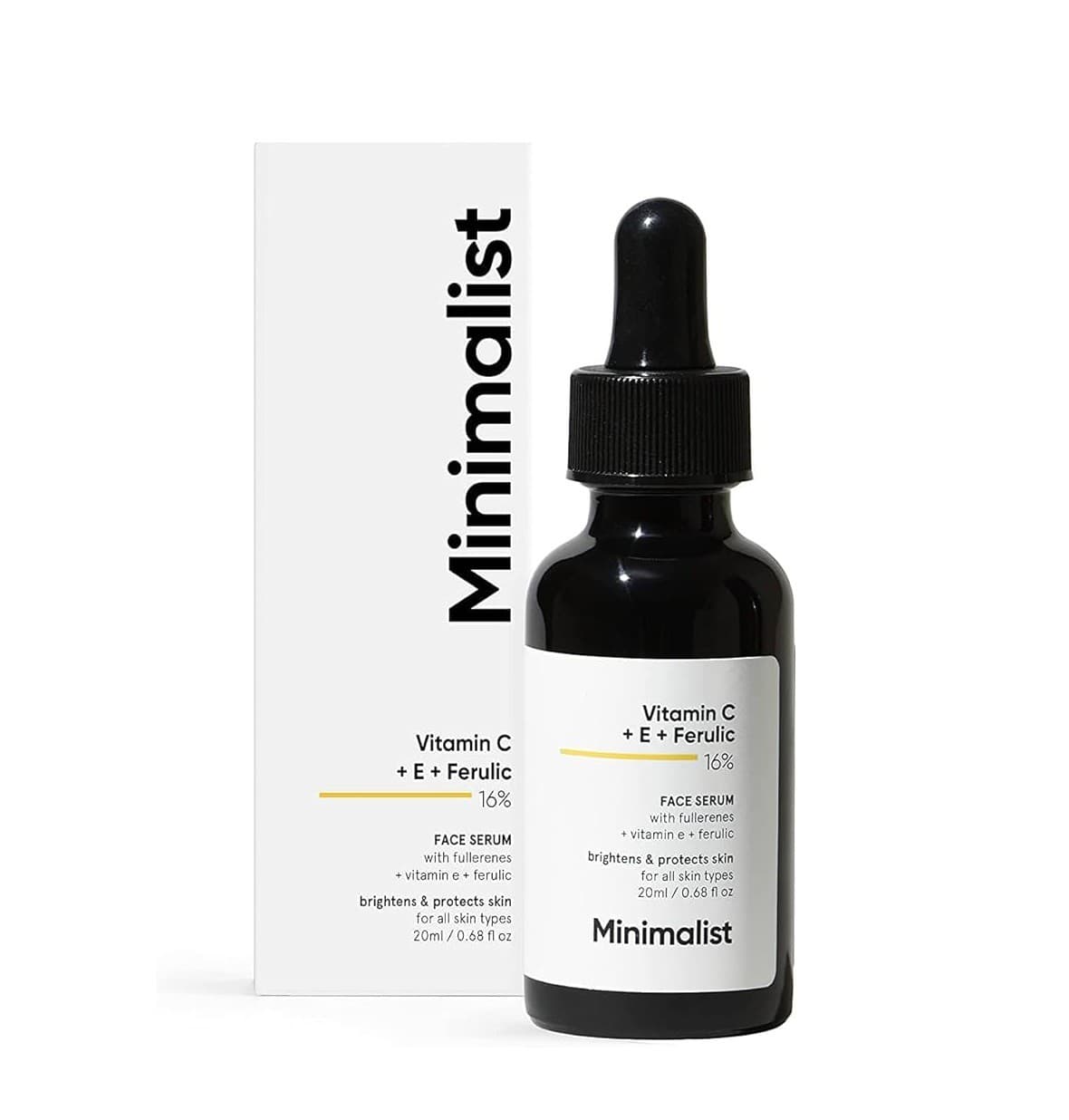 Minimalist Vitamin C + E + Ferulic 16% Face Serum 20ml 