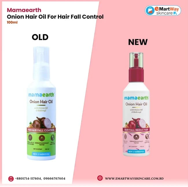 Mamaearth Onion Hair Oil For Hair Fall Control 100ml 