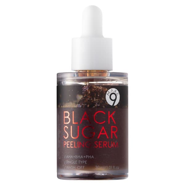 MAKE9 Black Sugar Wash-off Peeling Serum 30ml (EXP2027/01/14) 