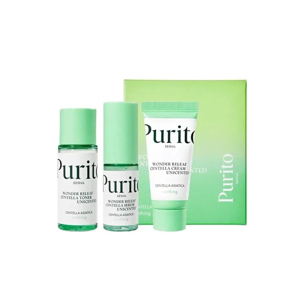 PURITO Wonder Releaf Centella Mini Kit Unscented