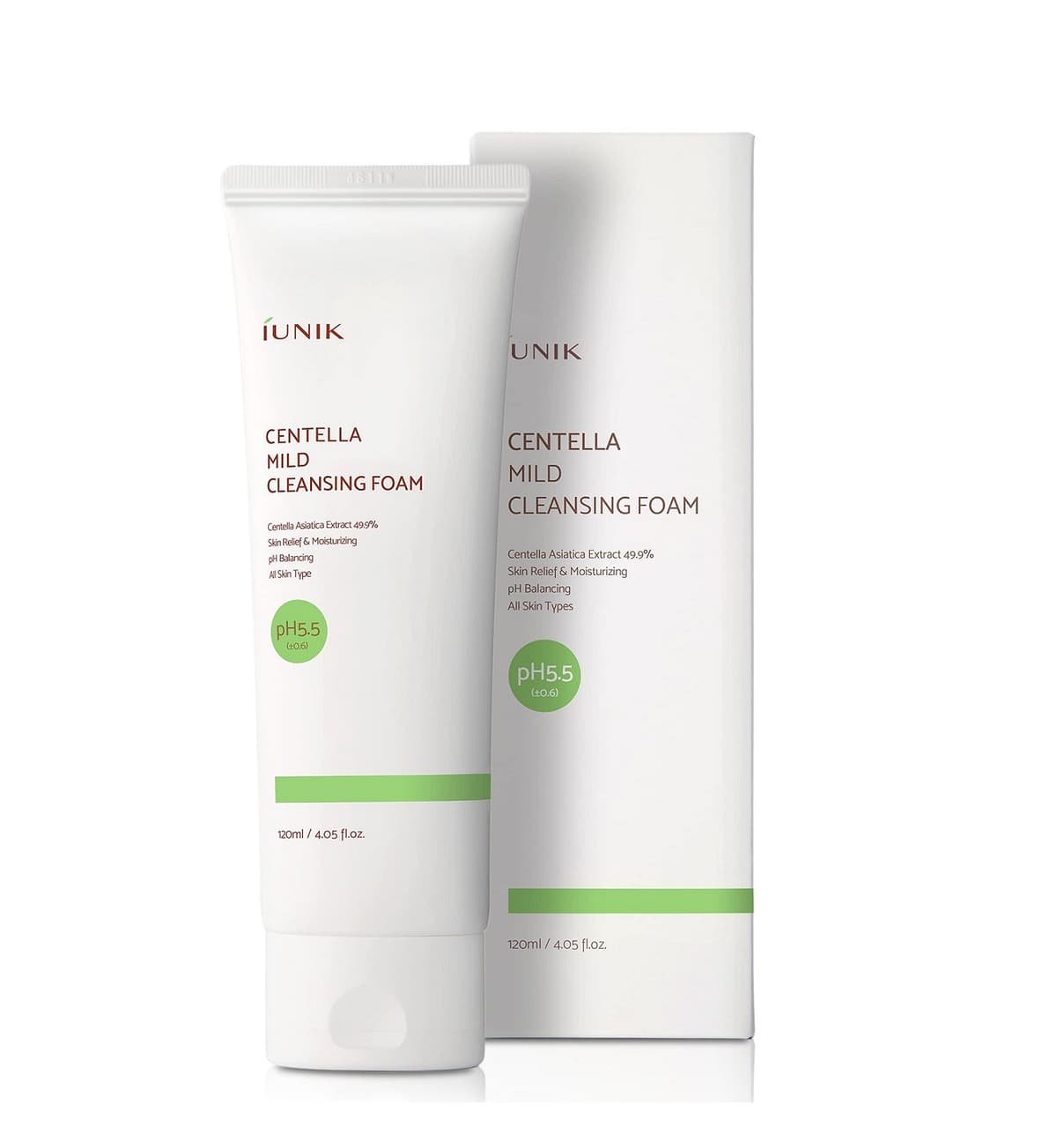 IUNIK Centella Mild Cleansing Foam 120ml 