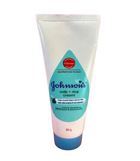 Johnsons Milk & Rice Baby Cream 50g