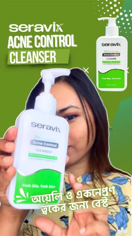 Seravix 2% Salicylic Acid Acne Control Cleanser