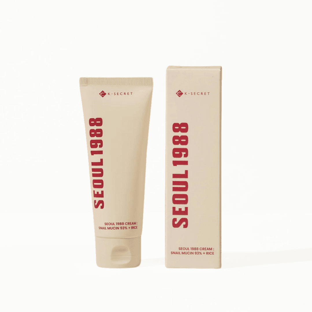 K - SECRET SEOUL 1988 Cream: Snail Mucin 93% + Rice 100ml 