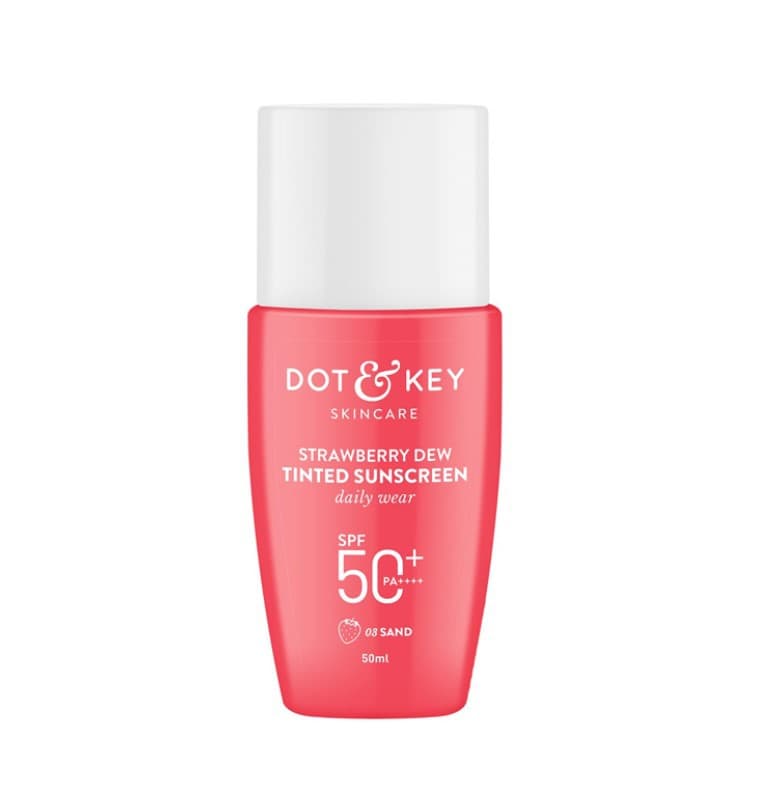 Dot and Key Strawberry Dew Tinted Sunscreen SPF 50+ PA++++ (03 Sand) 