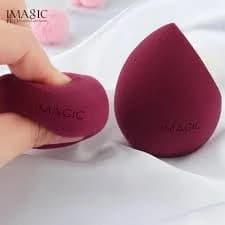 IMAGIC PROfessional Cosmetics Makeup Sponge Burgundy 