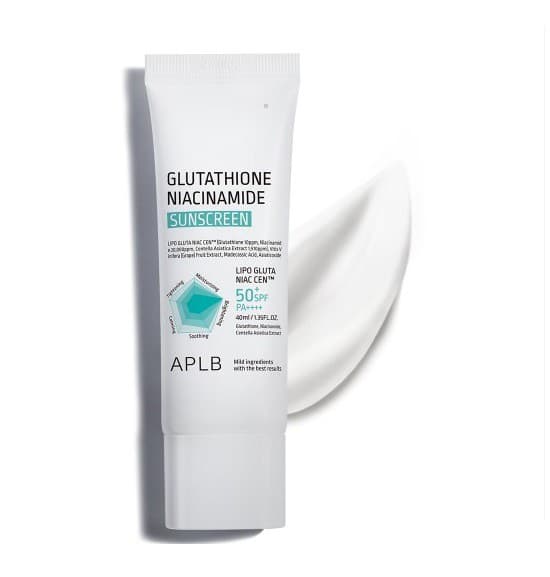 APLB Glutathione Niacinamide Sunscreen SPF50+ PA++++ 40ml 