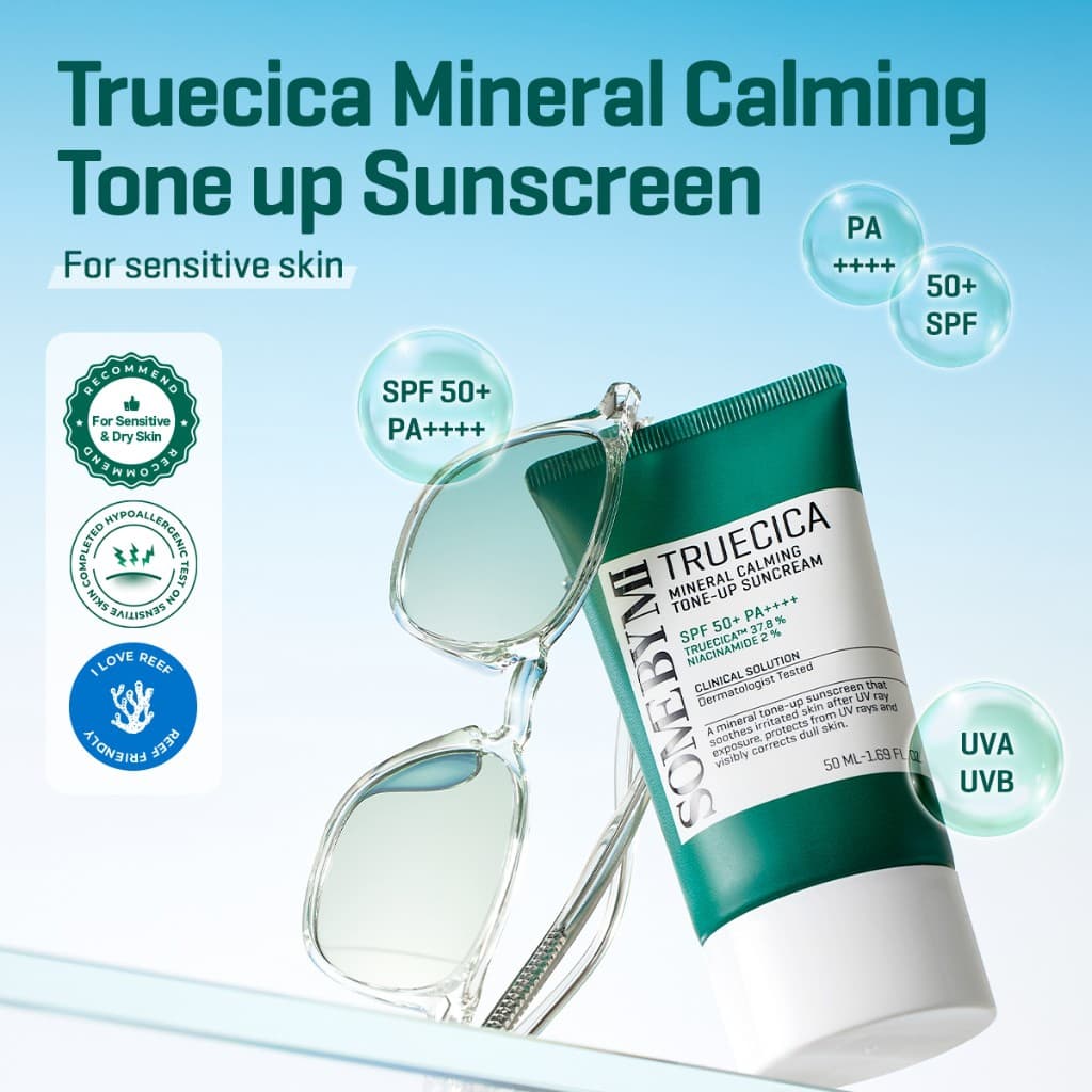 SOME BY MI Truecica Mineral Calming Tone-Up Suncream 50ml 