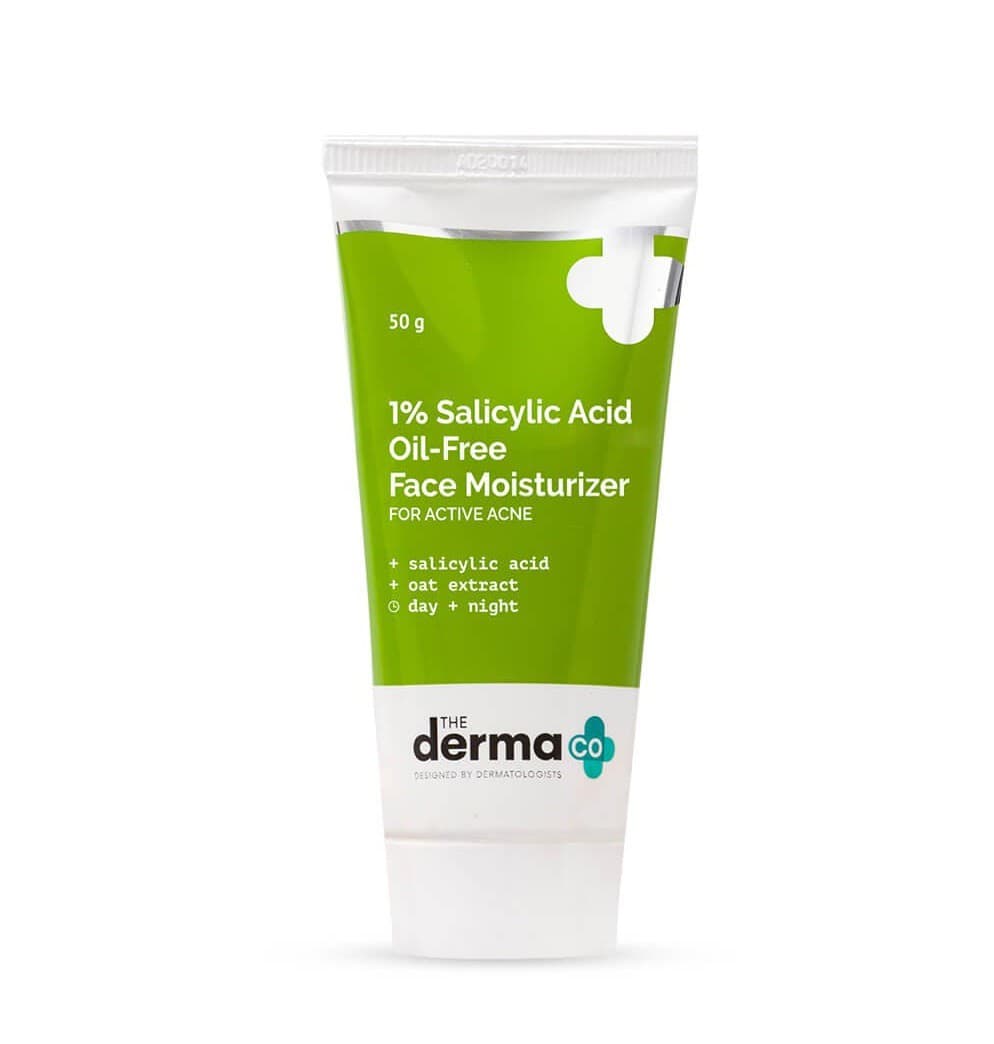 The Derma CO 1% Salicylic Acid Oil Free Daily Face Moisturizer 50g 