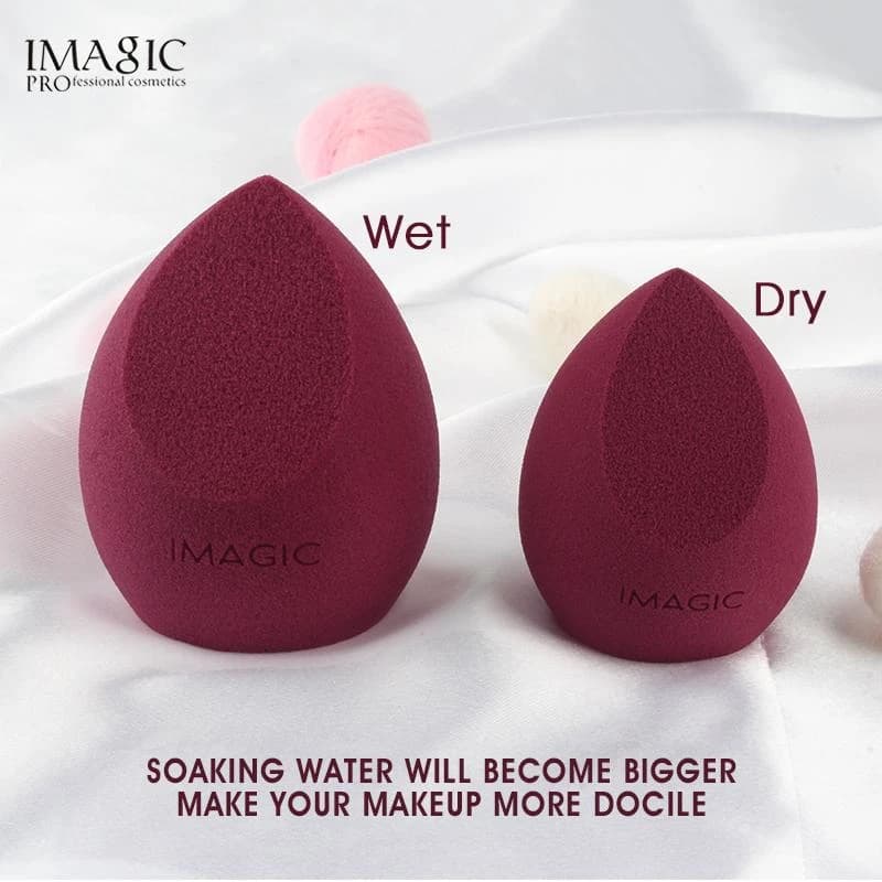 IMAGIC PROfessional Cosmetics Makeup Sponge Burgundy 