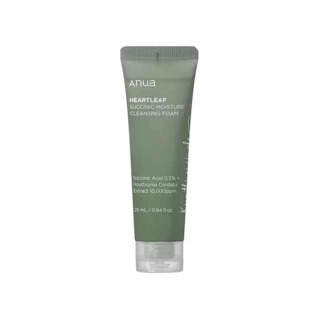 Anua Heartleaf Succinic Moisture Cleansing Foam 25ml 