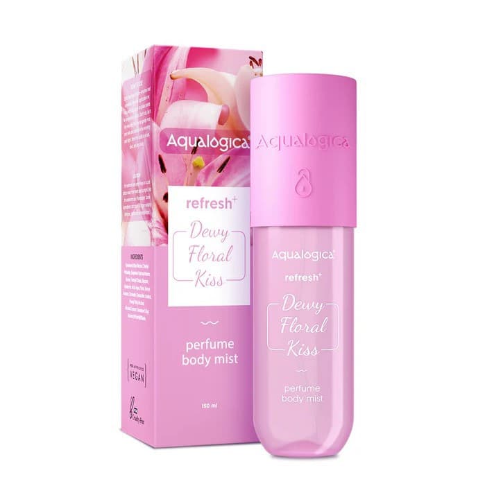Aqualogica Refresh+ Dewy Floral Kiss Perfume Body Mist 150ml 