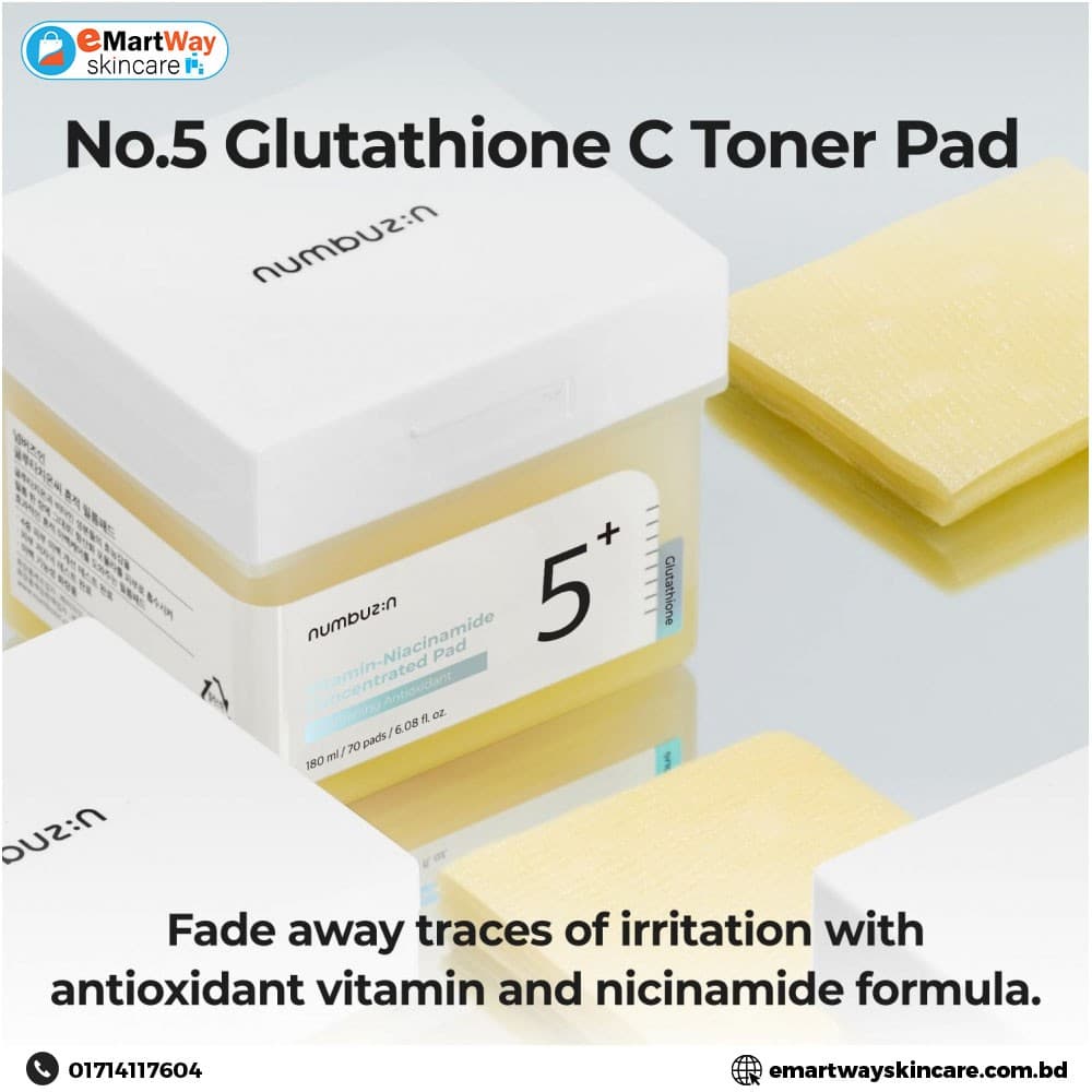 Numbuzin No. 5 Vitamin Niacinamide Concentrated 70Pad -180ml 