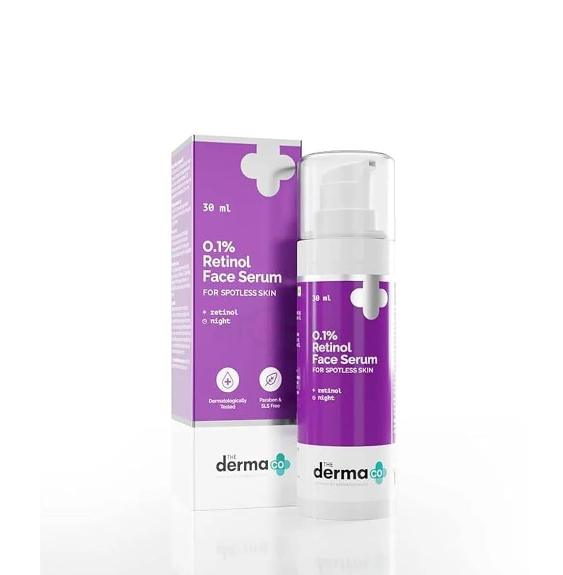 The Derma CO 0.1% Retinol Serum for Spotless Skin 30ml 