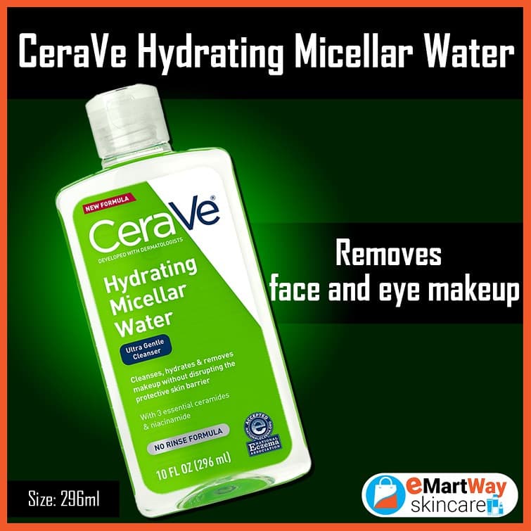 CeraVe Hydrating Micellar Water (296ml) USA Version 
