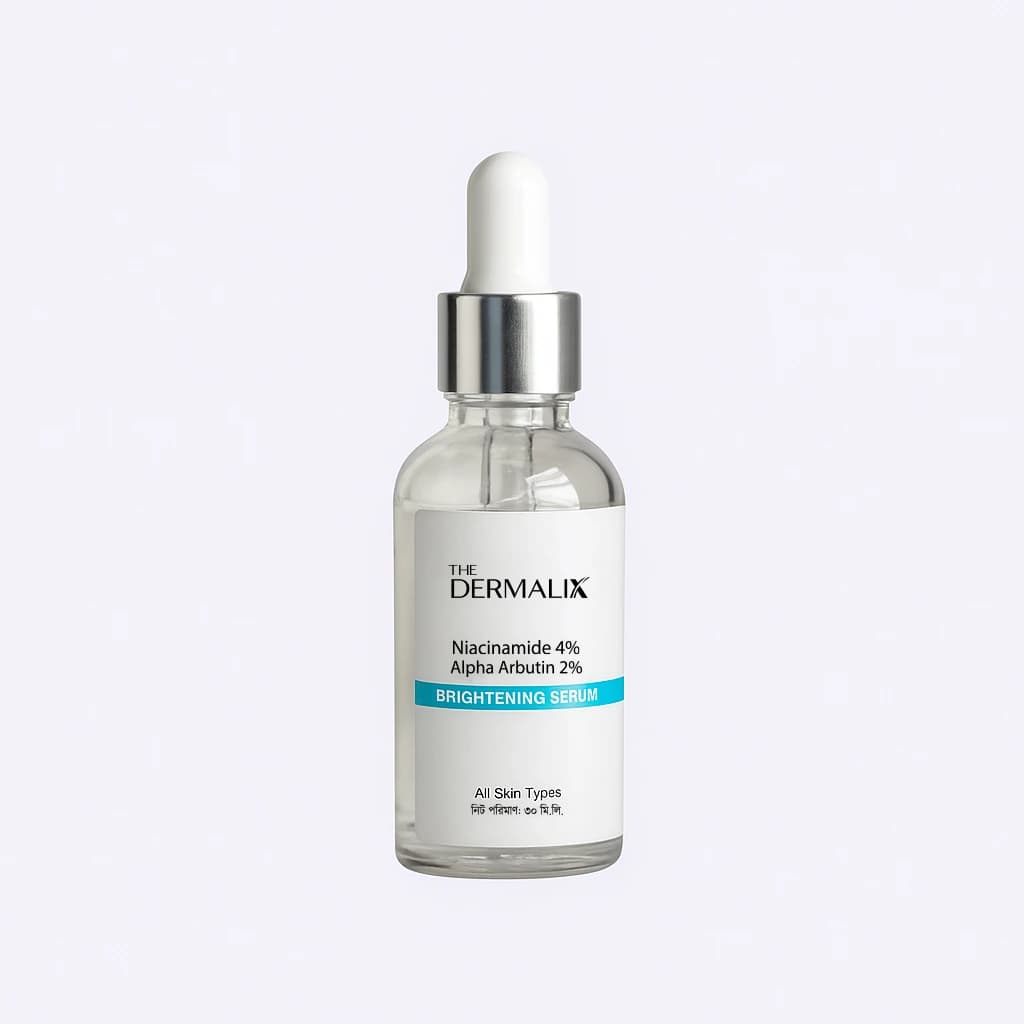 The Dermalix Niacinamide 4% + Alpha Arbutin 2% Brightening Serum 30ml 