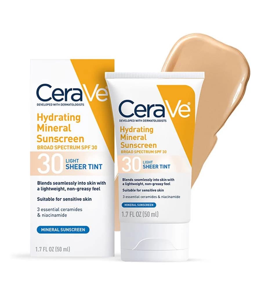 CeraVe Hydrating Sunscreen SPF 30 Light Sheer Tint 50ml