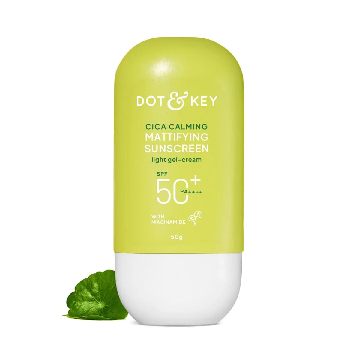 Dot and Key Cica Calming Mattifying Sunscreen SPF 50+ PA++++ with Niacinamide 50g 