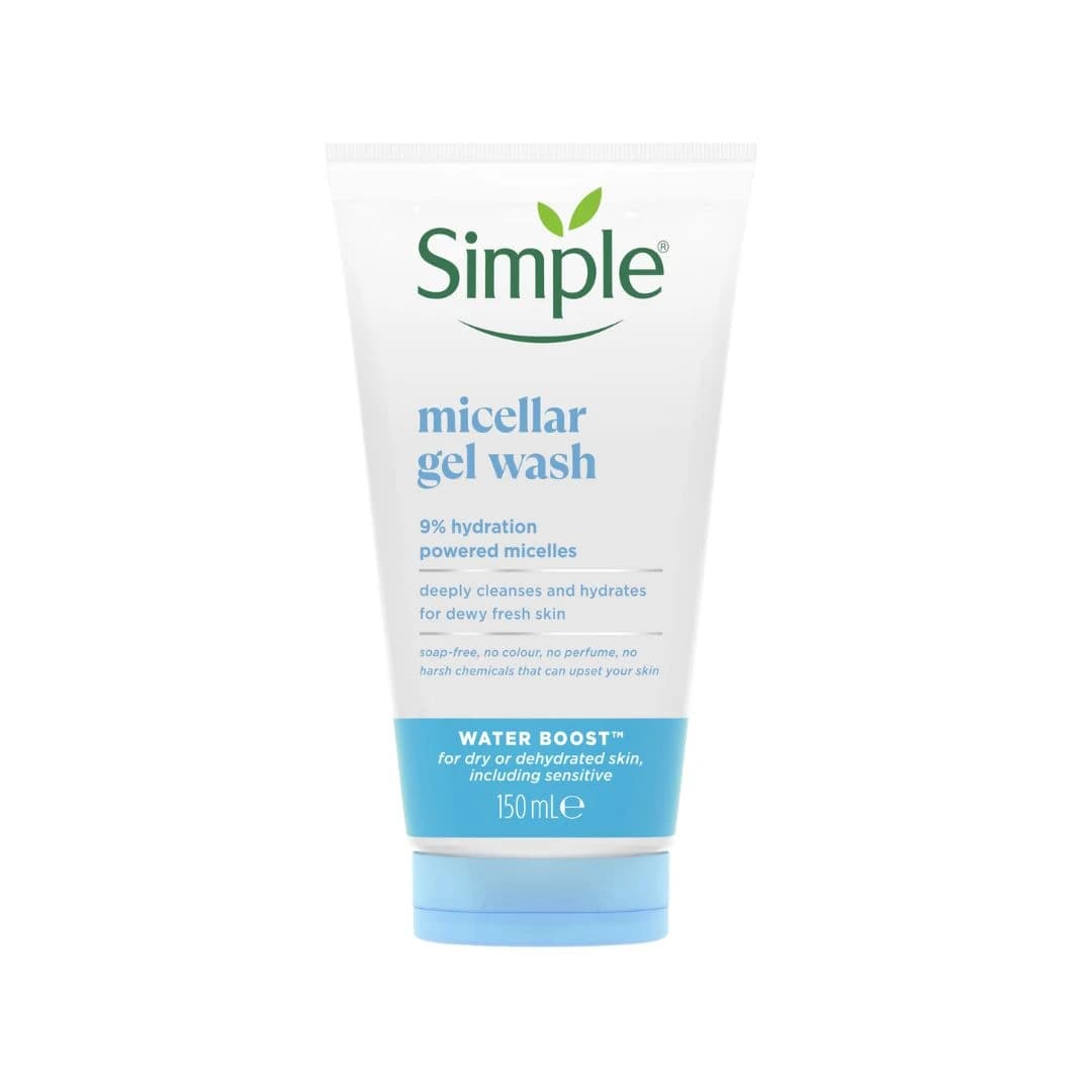 Simple Water Boost Micellar Facial Gel Wash 150ml 