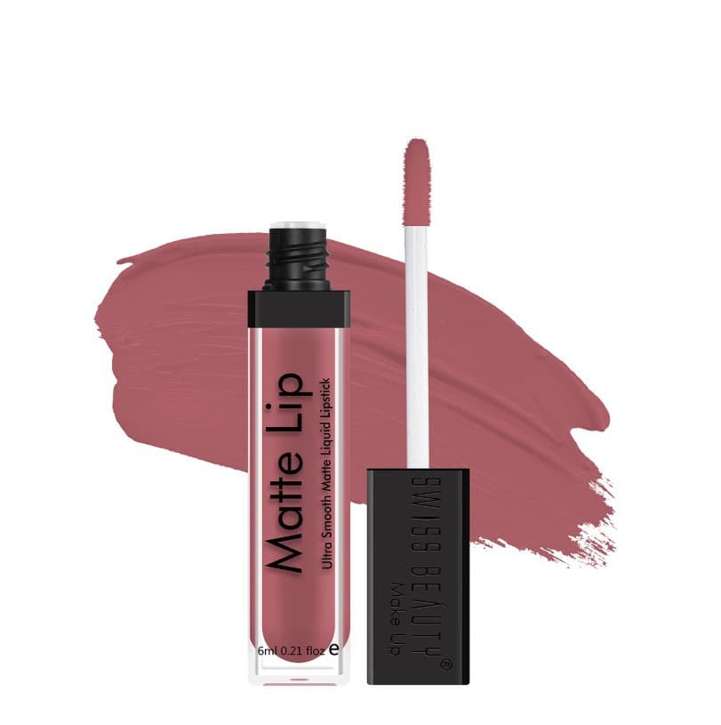 Swiss Beauty Matte Lip Liquid Lipstick- (Real Nude-22) 6ml