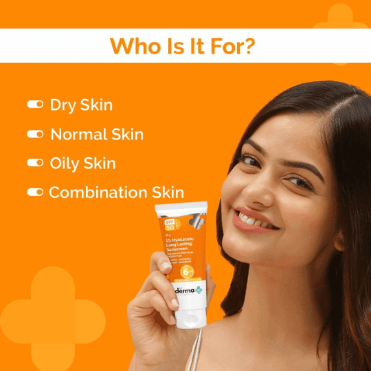The Derma CO 1% Hyaluronic Long Lasting Sunscreen 50g 